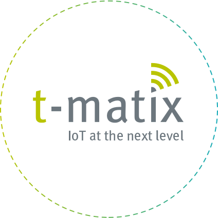 t-matix IoT-Plattform Logo Kreis