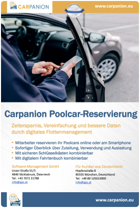 Carpanion Poolcar-Reservierung Folder